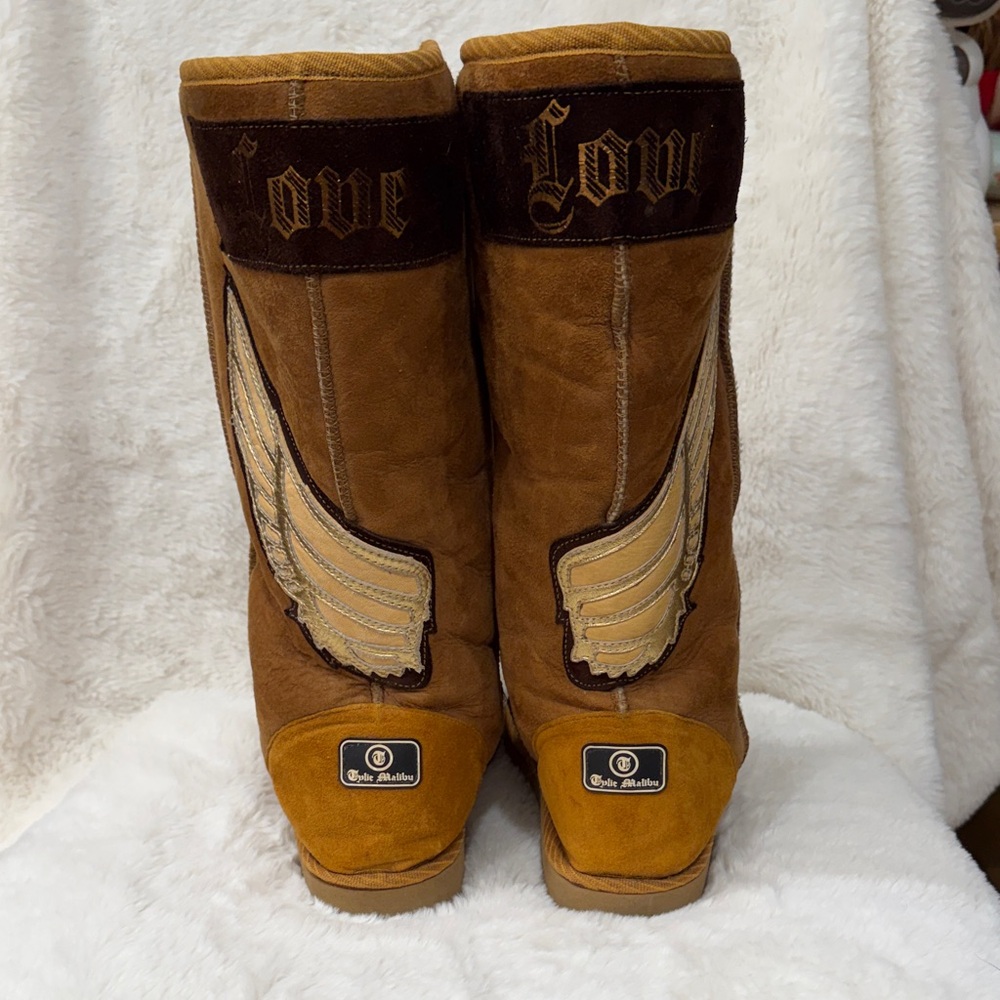 Tylie Malibu Brown and Tan Winter Boots